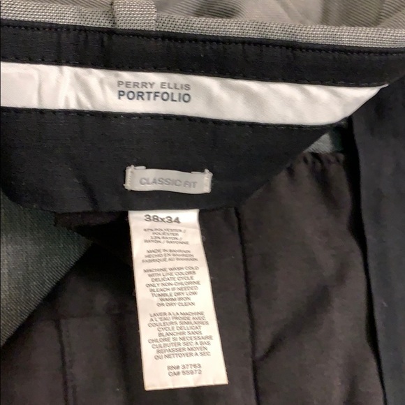 Perry Ellis Portfolio Folio-Flex Classic Fit 38x34 - Picture 4 of 4